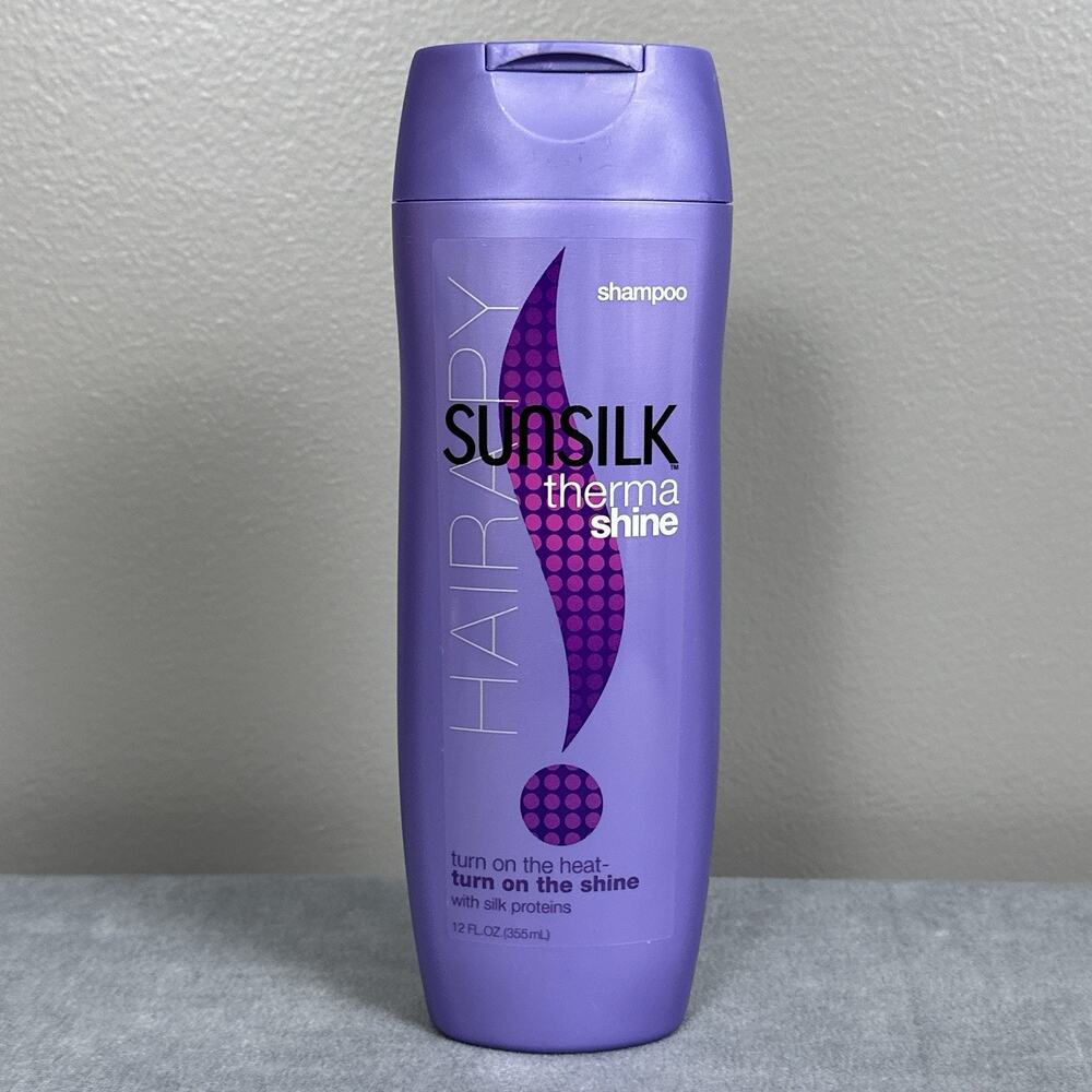 Vintage Sunsilk ThermaShine Shampoo with Silk Proteins 12 fl oz NOS New Hairapy